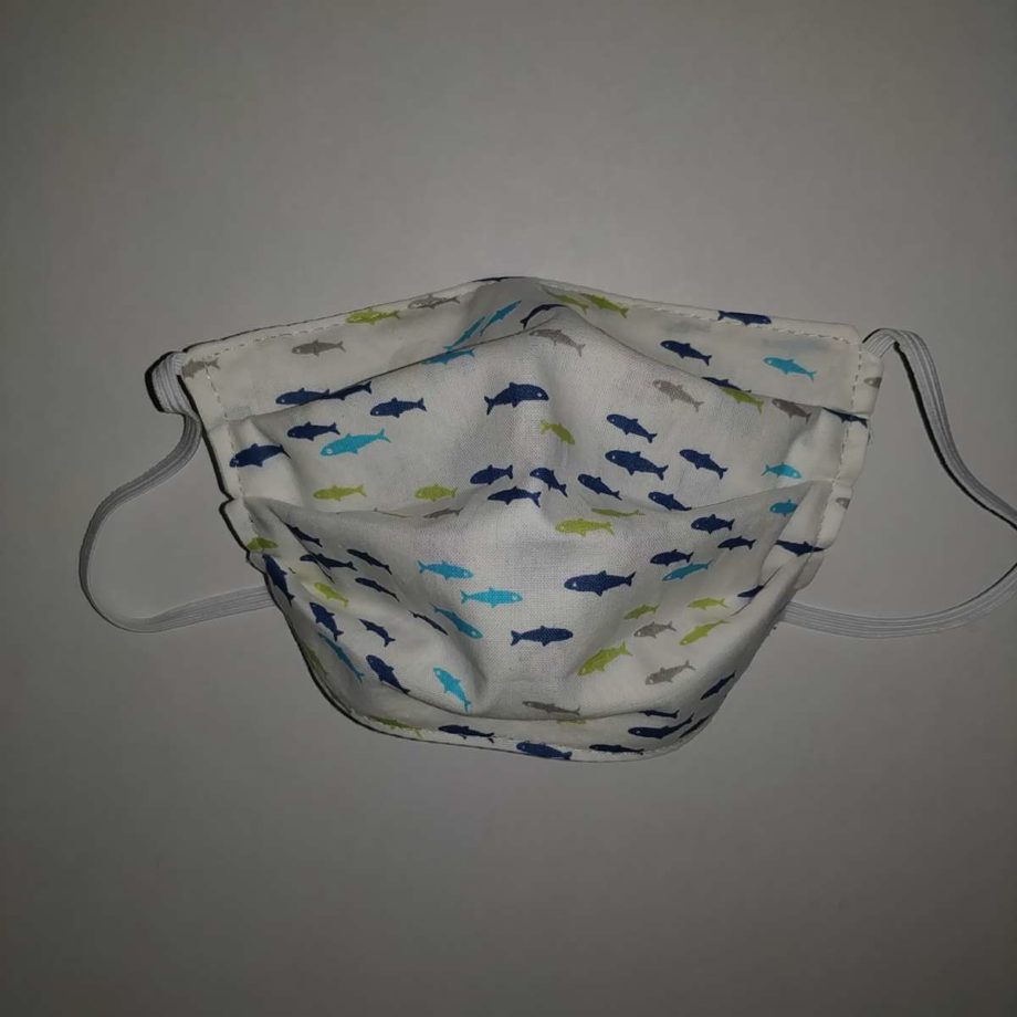 Masque barrière enfant en tissu lavable-n°16