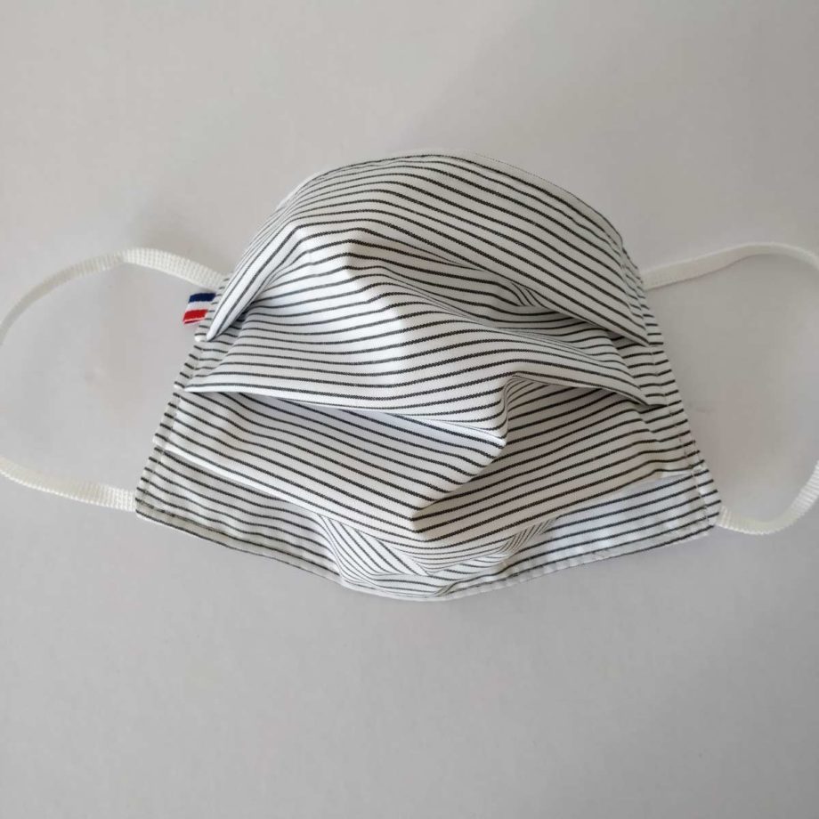 Masque barrière adulte hypoallergénique FEMME avec pince-nez