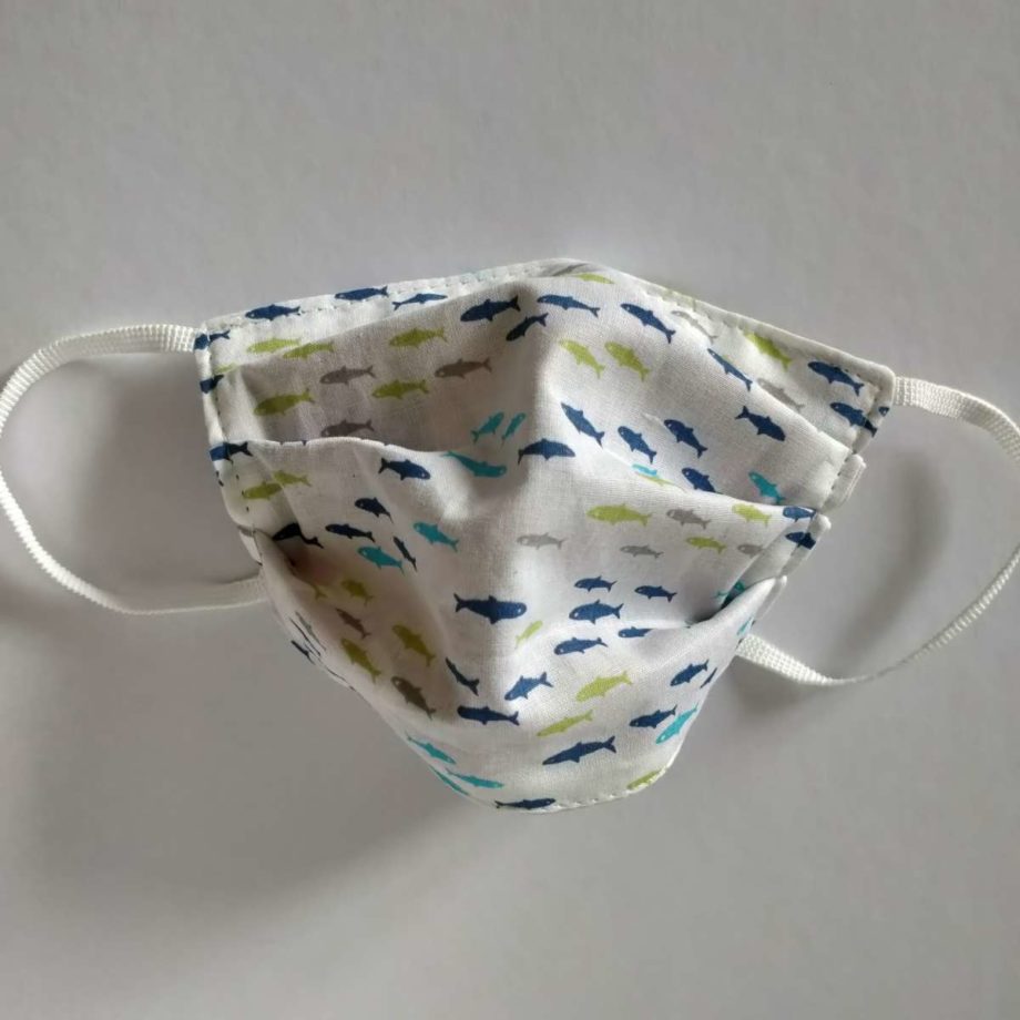 Masque barrière enfant en tissu lavable-n°20