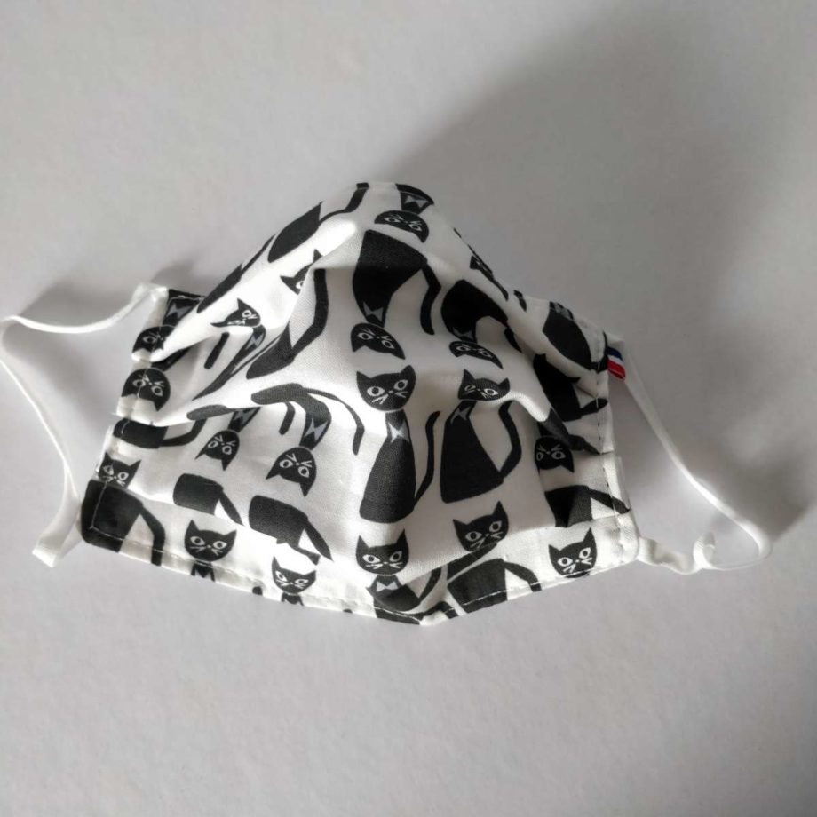 Masque barrière enfant en tissu lavable-n°26