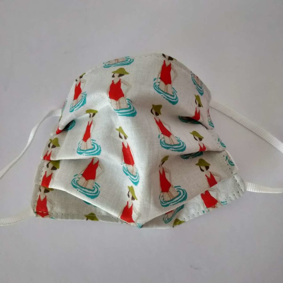 Masque barrière enfant en tissu lavable-n°31