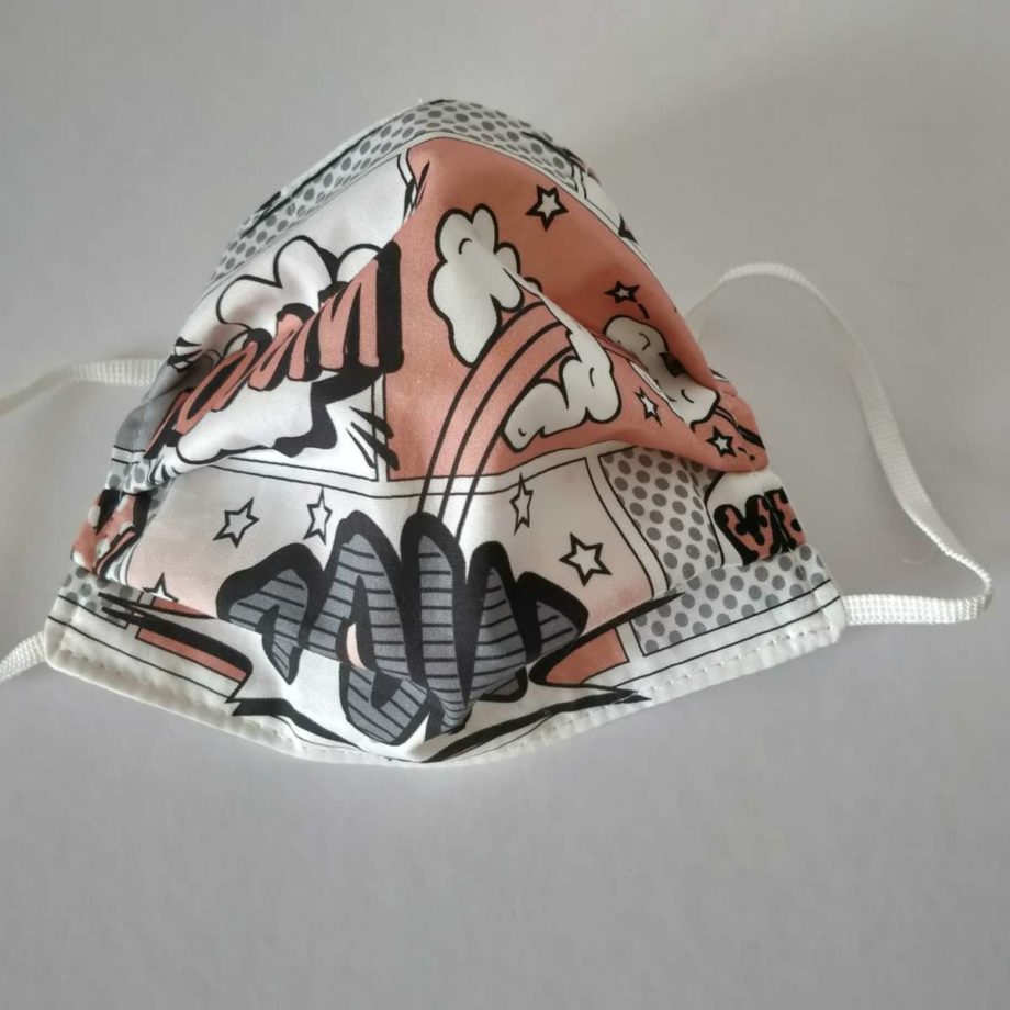 Edition limitée - Masque barrière adulte hypoallergénique avec pince-nez - n°7