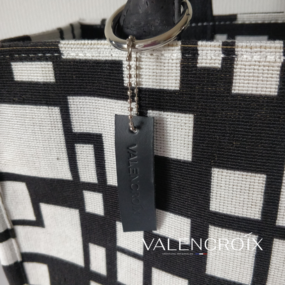 Sac cabas Pierre Frey damiers - Valencroix