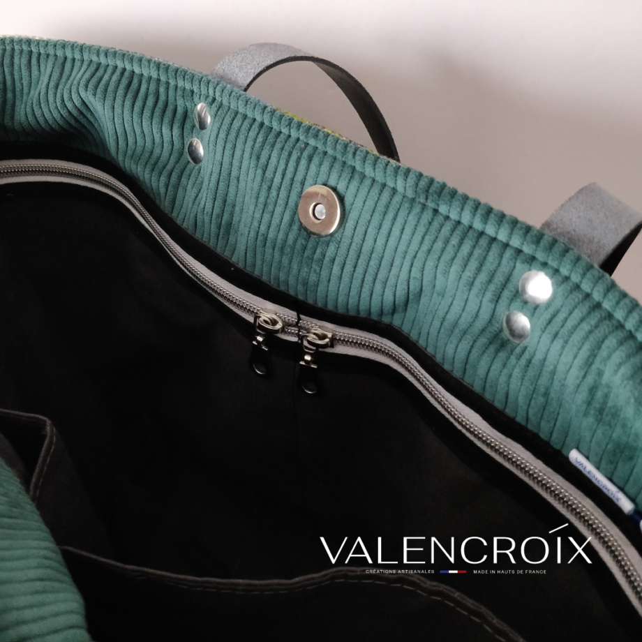 Grand sac cabas de luxe Fever Boussac Pierre Frey - Valencroix