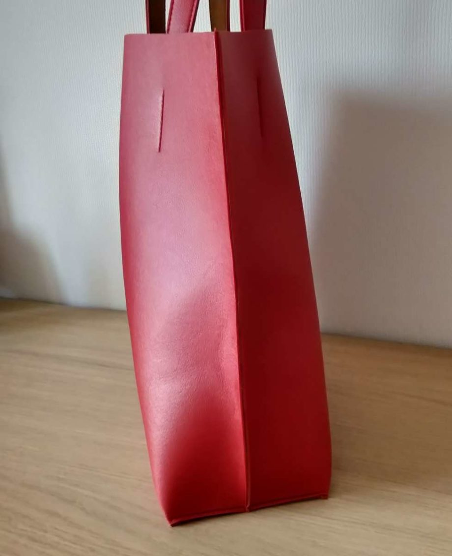 Sac cabas rouge