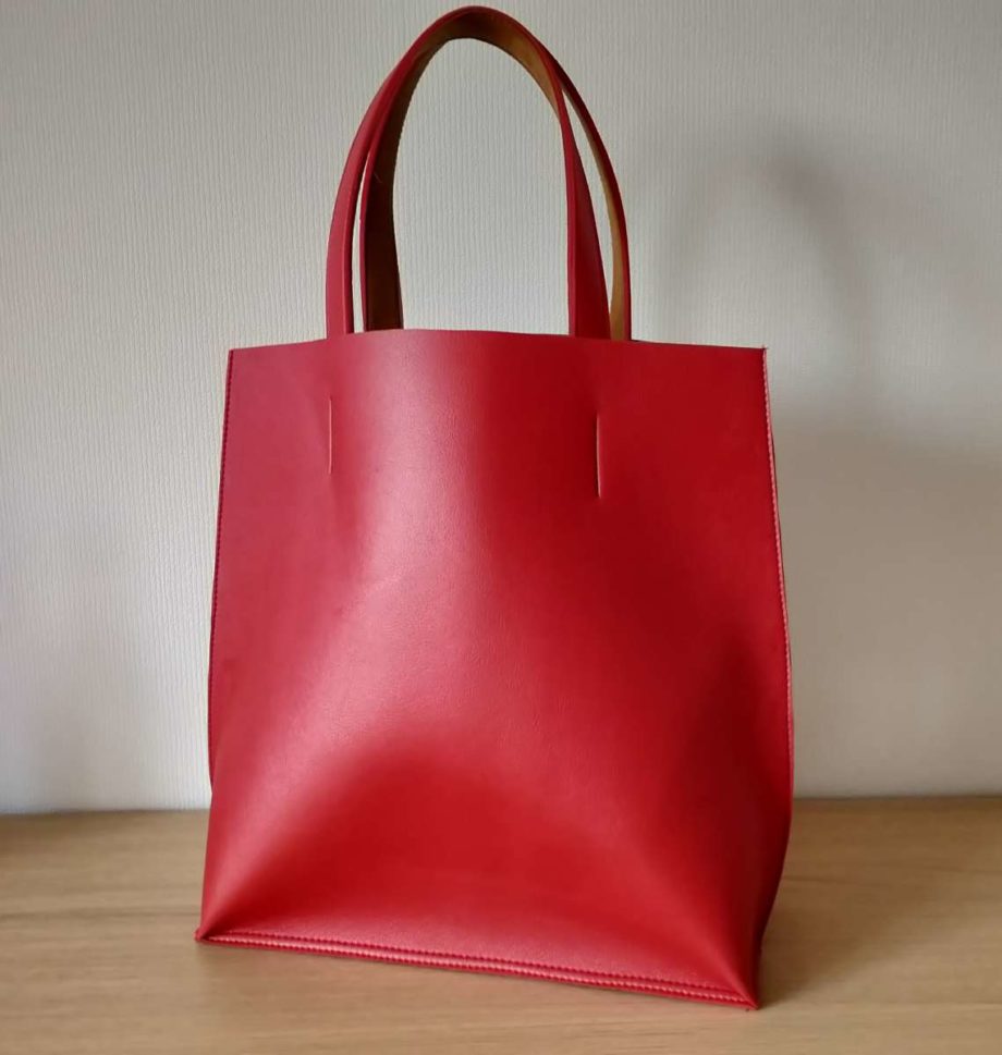Sac cabas rouge