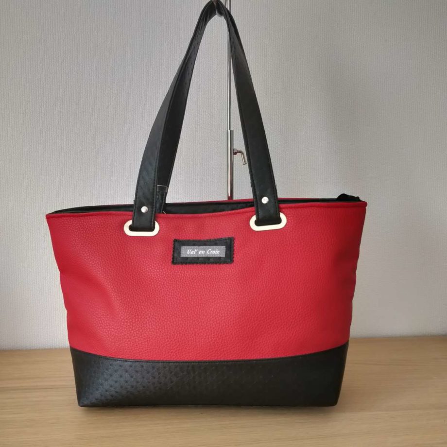 Sac cabas Danièle - rouge