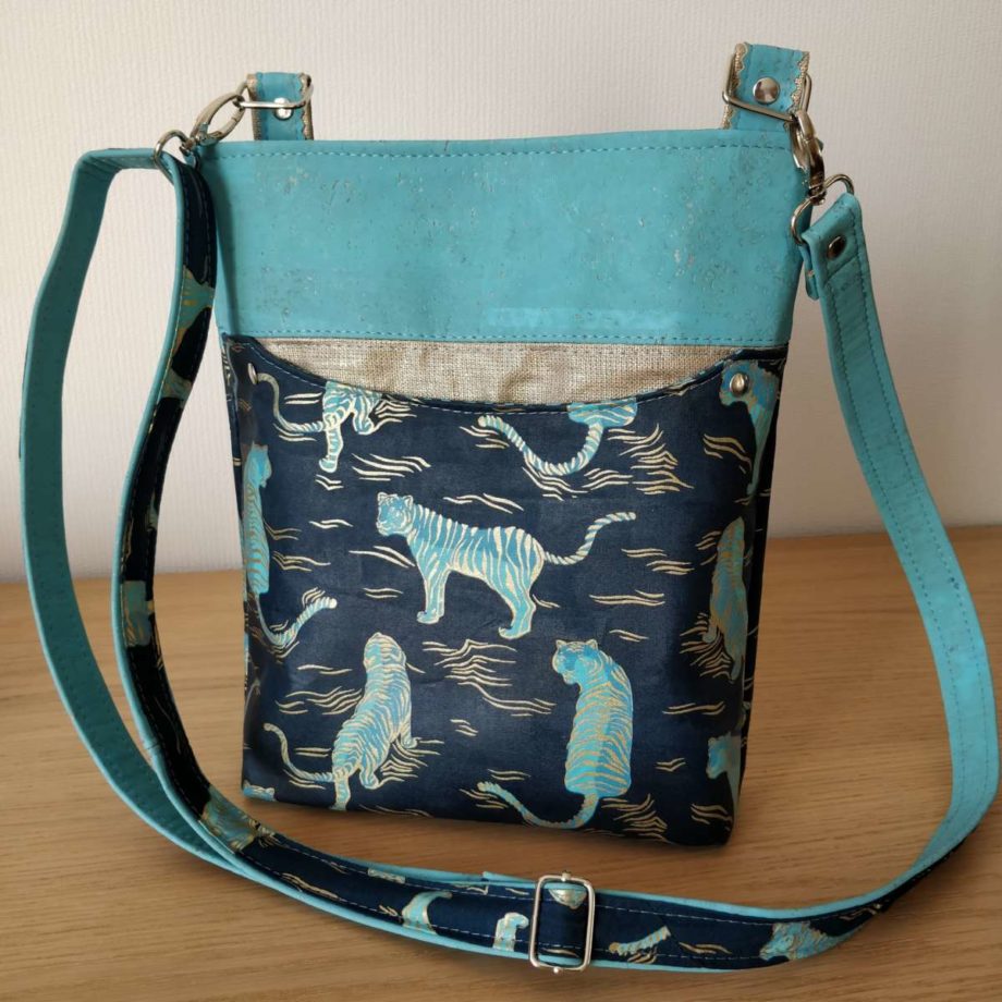 Sac bandoulière Teloujay tigres