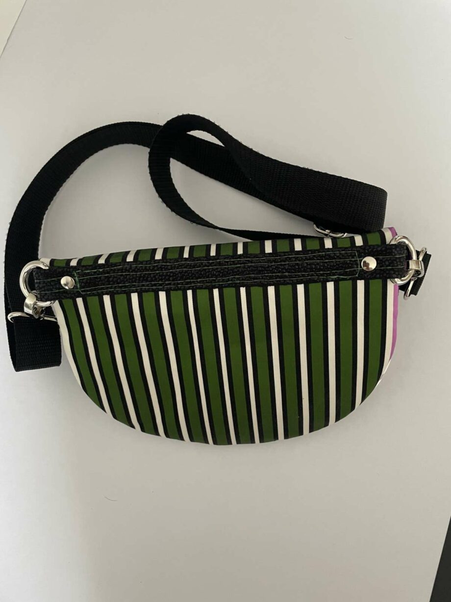 Sac banane - Tissu Designer Guild & cuir texturé