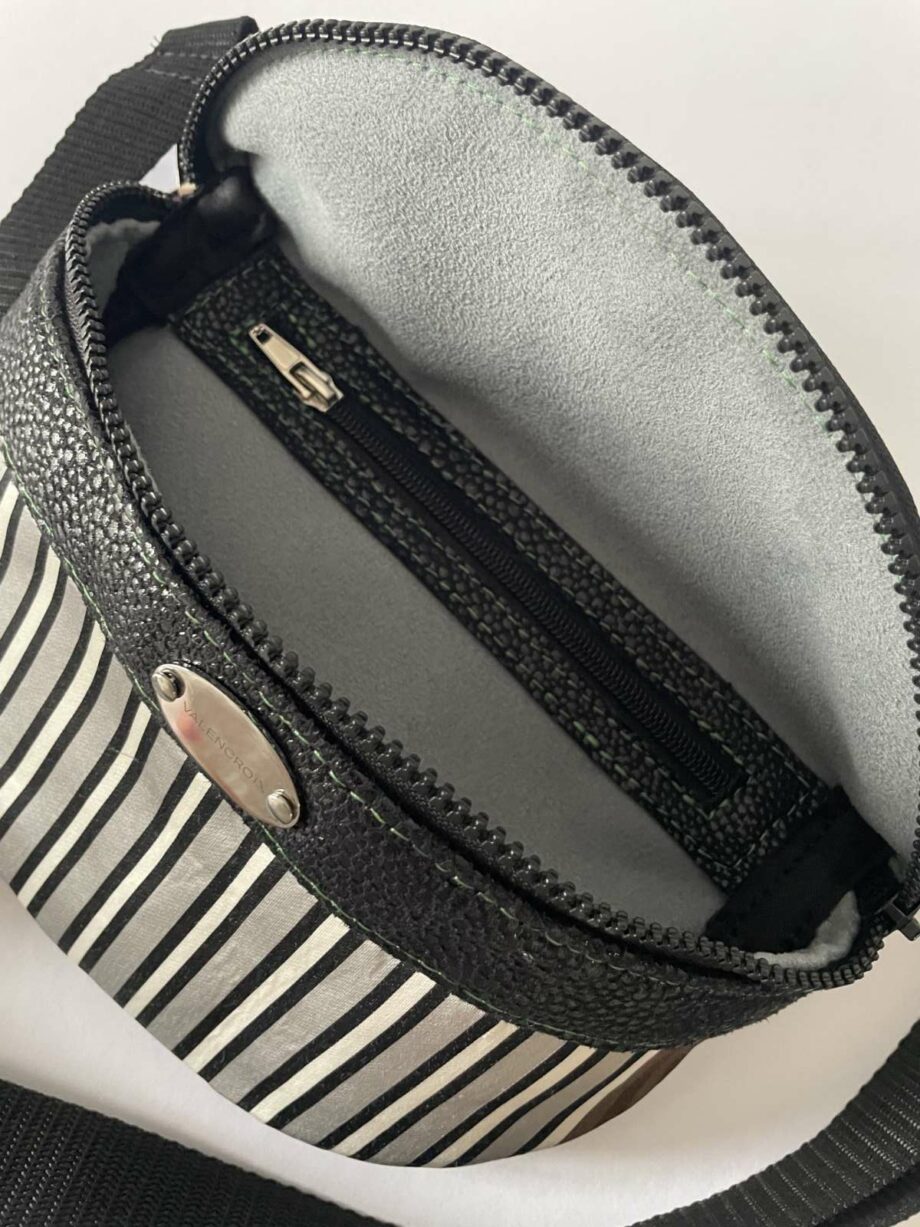 Sac banane - Tissu Designer Guild & cuir texturé