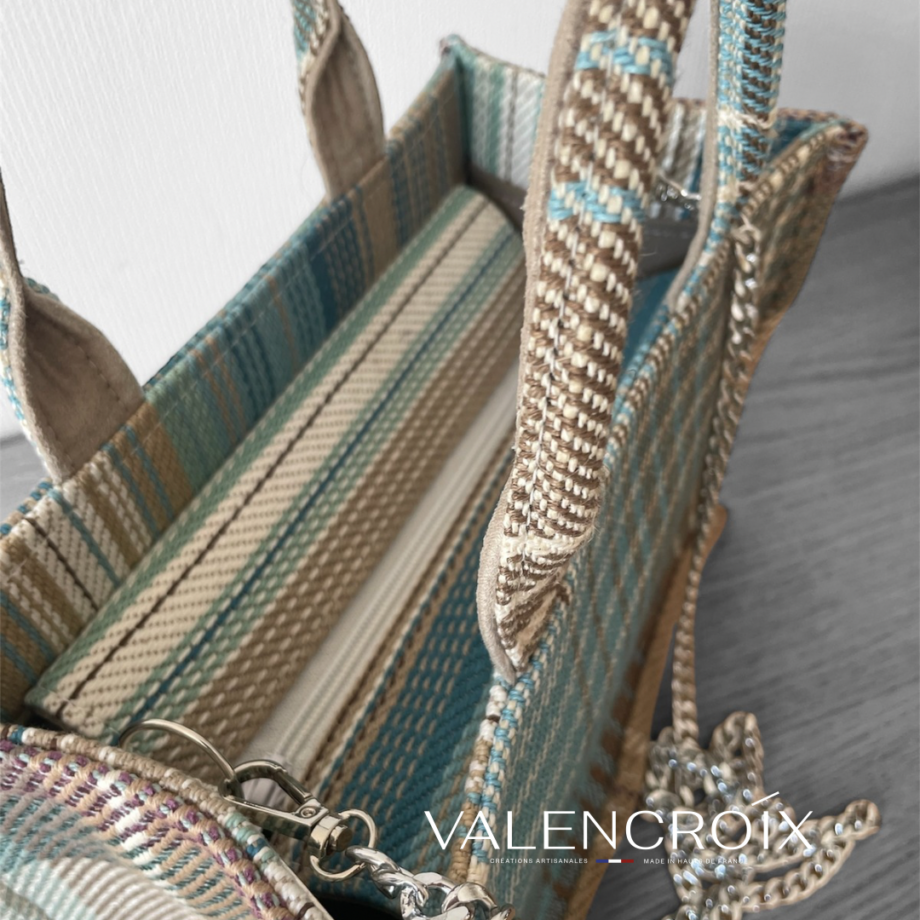 Sac cabas mini Osborne & Little bleu - Valencroix