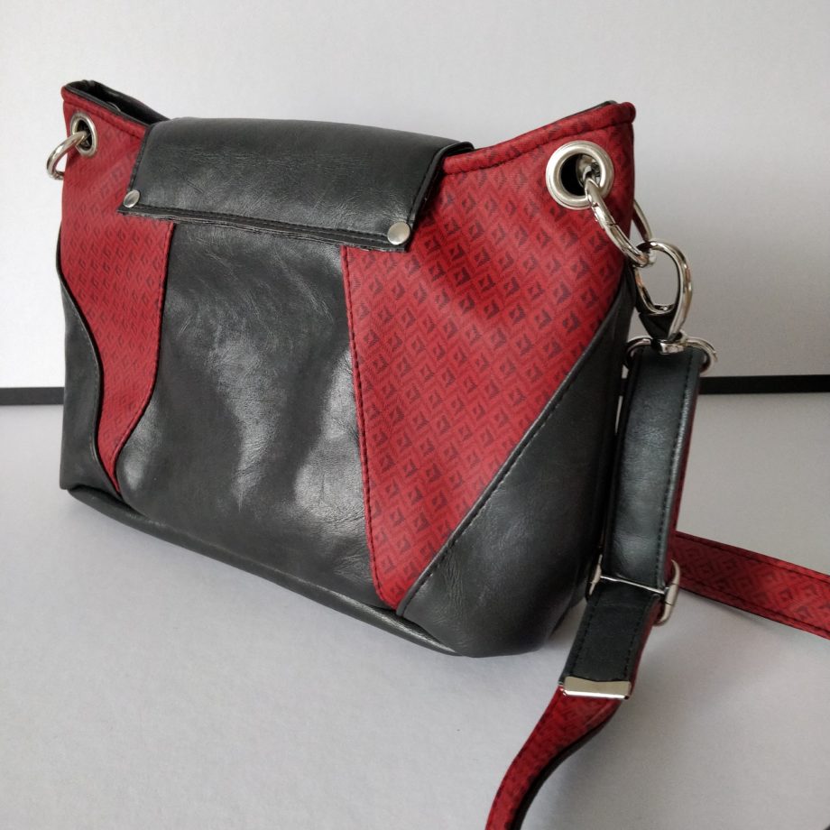 Sac Rafaëlla noir rouge