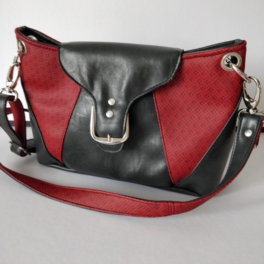 Sac Rafaëlla noir rouge