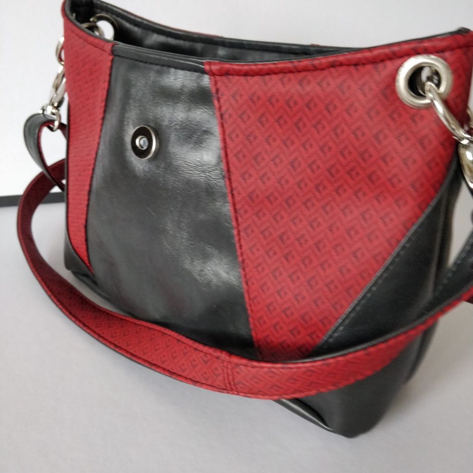 Sac Rafaëlla noir rouge