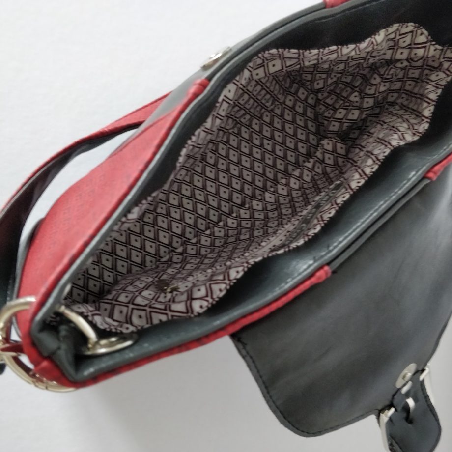 Sac Rafaëlla noir rouge