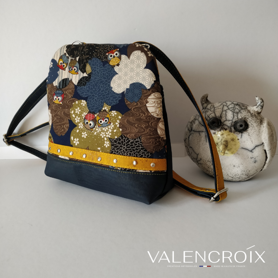 sac à dos et pochette Volte hiboux - Valencroix