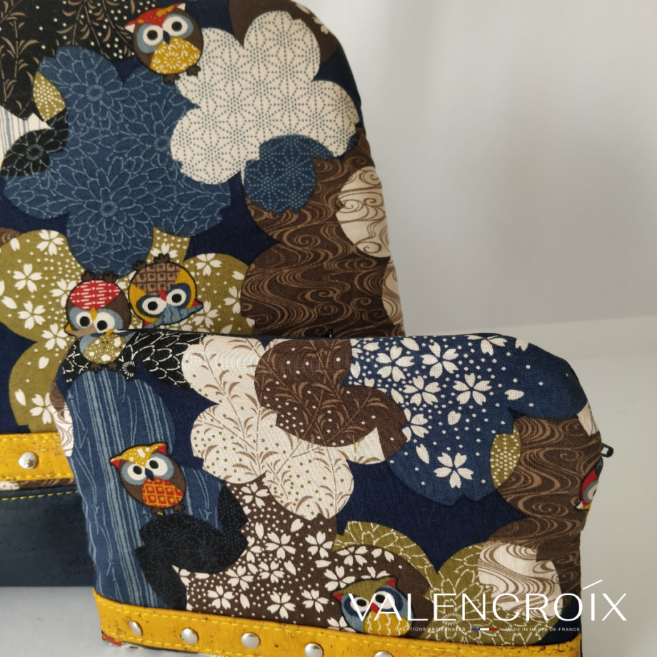 sac à dos et pochette Volte hiboux - Valencroix