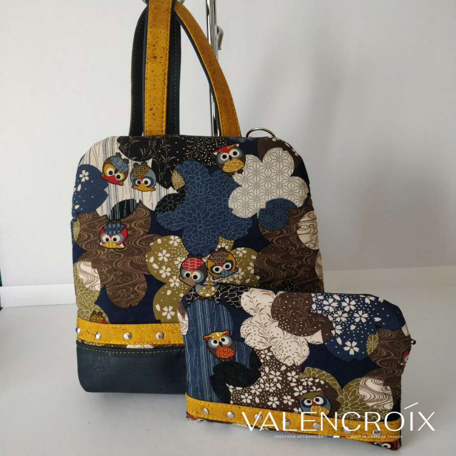 sac à dos et pochette Volte hiboux - Valencroix
