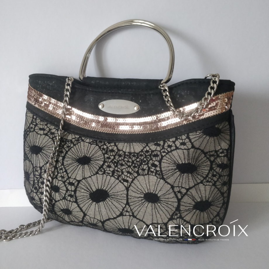 Sac Emmanuela en dentelle Calais-Caudry - Valencroix