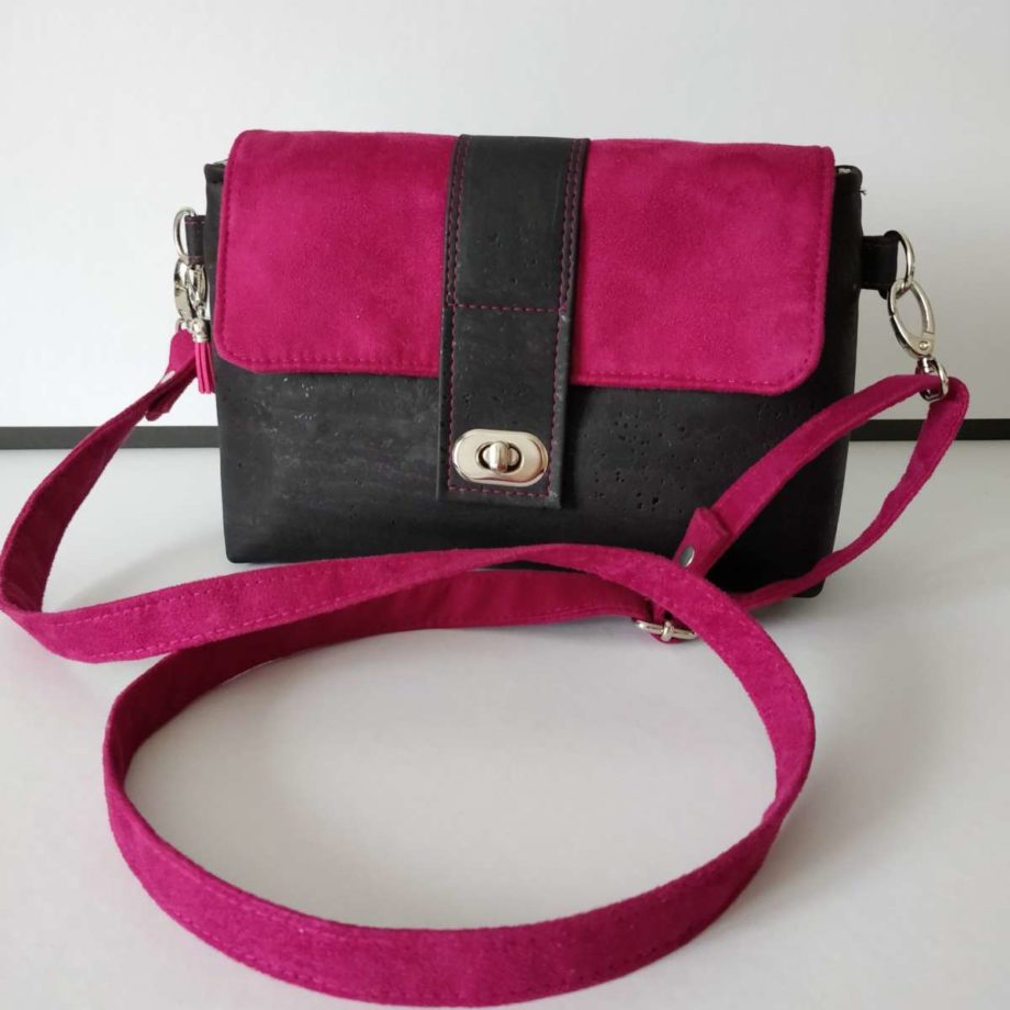 Sac Silvana liège de luxe et suédine