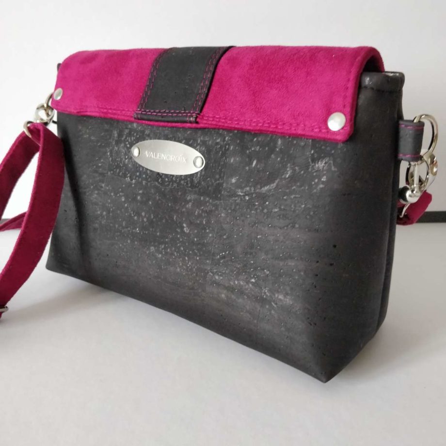 Sac Silvana liège de luxe et suédine