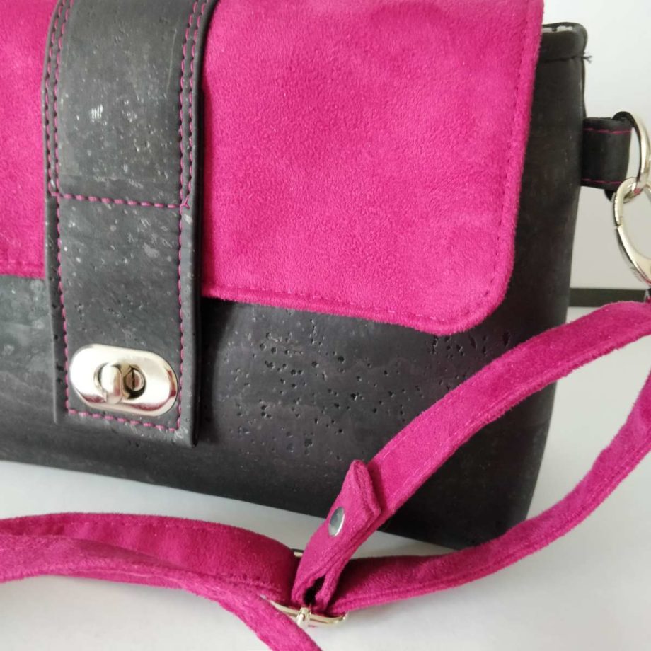 Sac Silvana liège de luxe et suédine