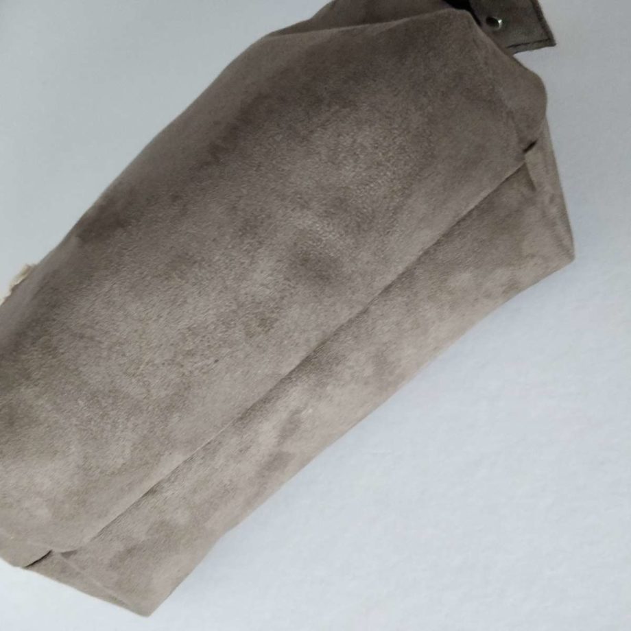 Pochette trousse avec armature - taupe