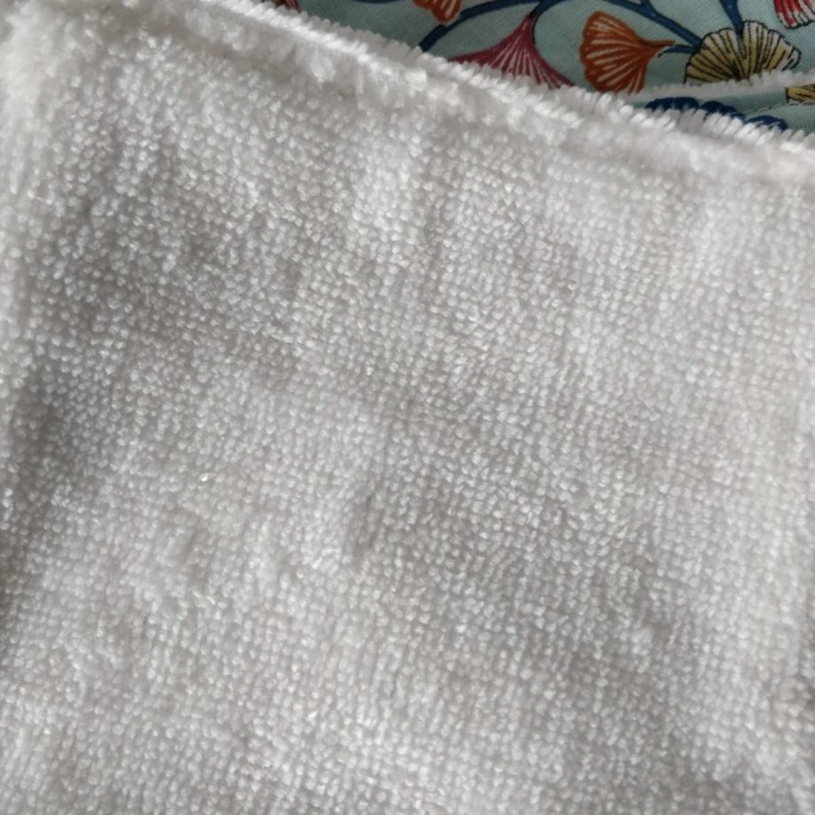 Lingettes lavables "aphrodite" bleu