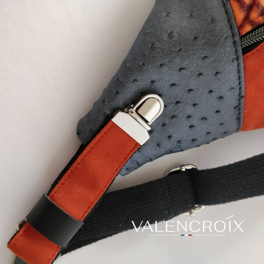 Sac banane XXL tissu designer Clarke & Clarke - Valencroix