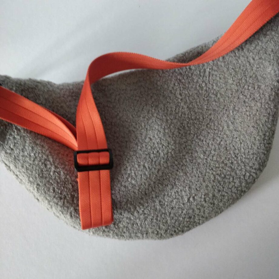 Sac banane bouclettes/gris - Valencroix