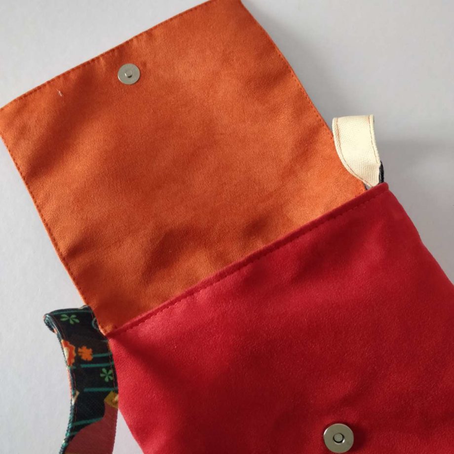 Sac besace fantaisie - squelettes