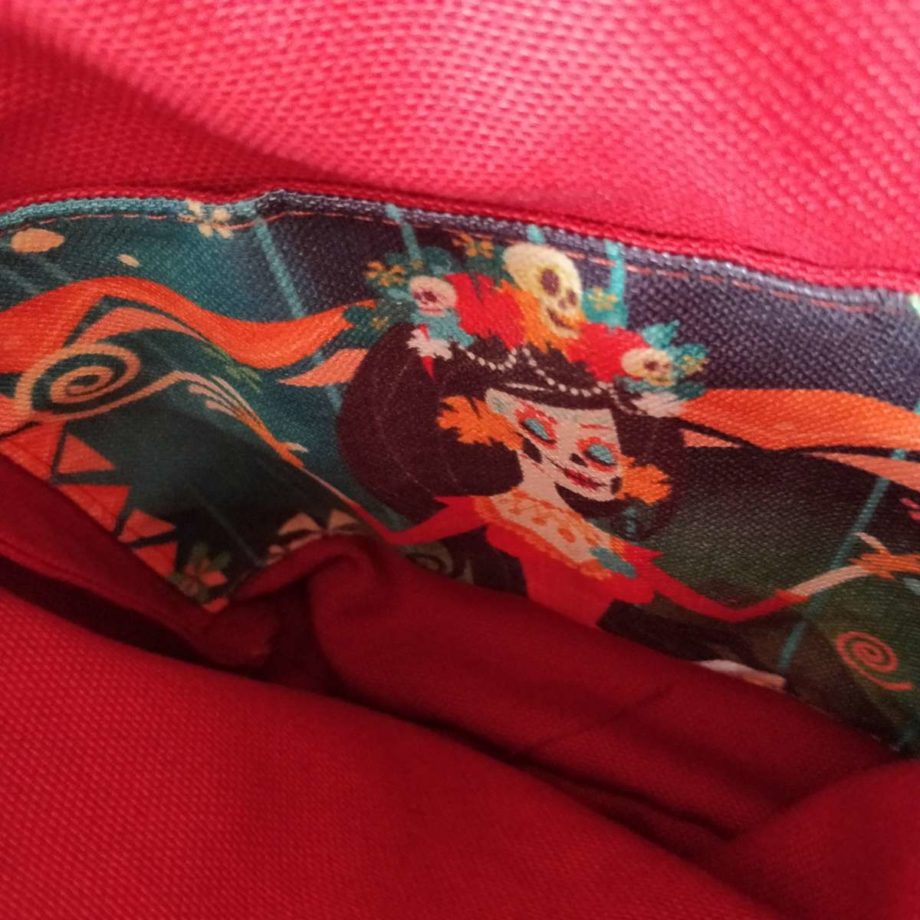 Sac besace fantaisie - squelettes