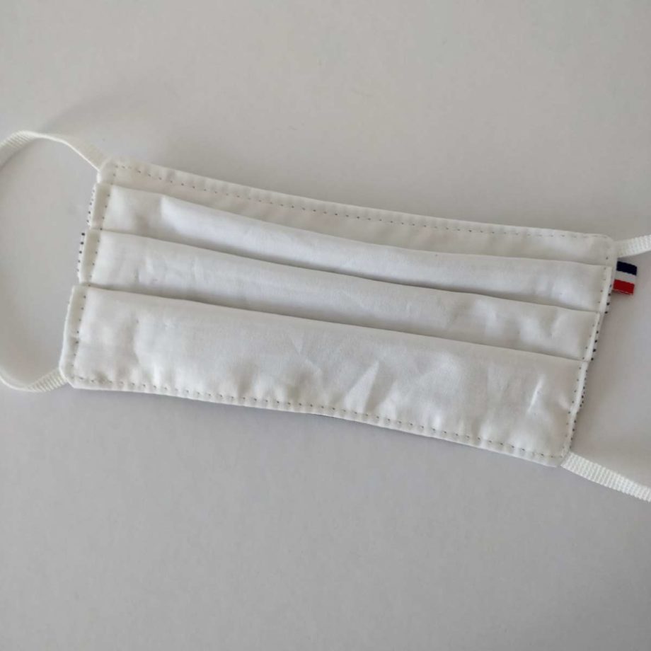 Masque barrière adulte FEMME ou ADO avec pince-nez