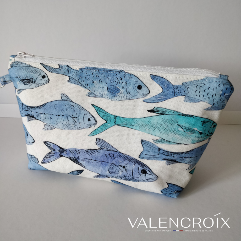 Cabas motif poissons - Valencroix