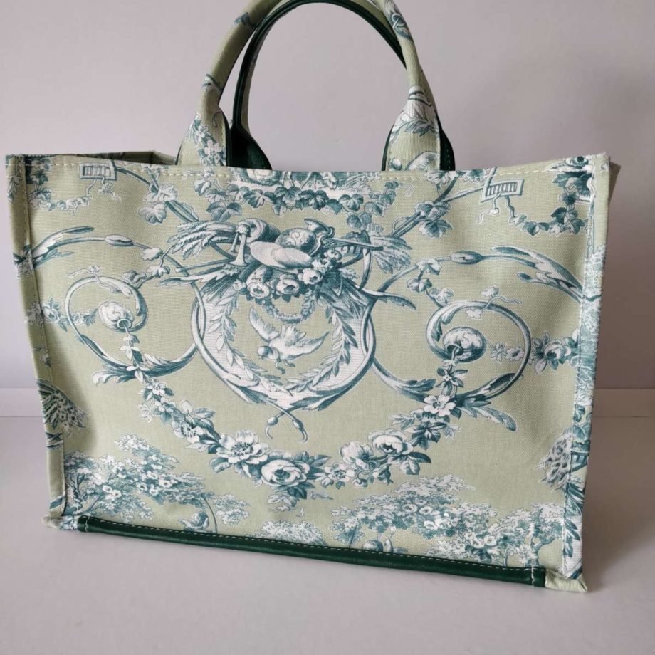 Sac cabas Ludivine vert d'eau - Valencroix