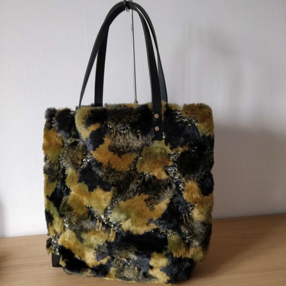 Sac cabas fourrure