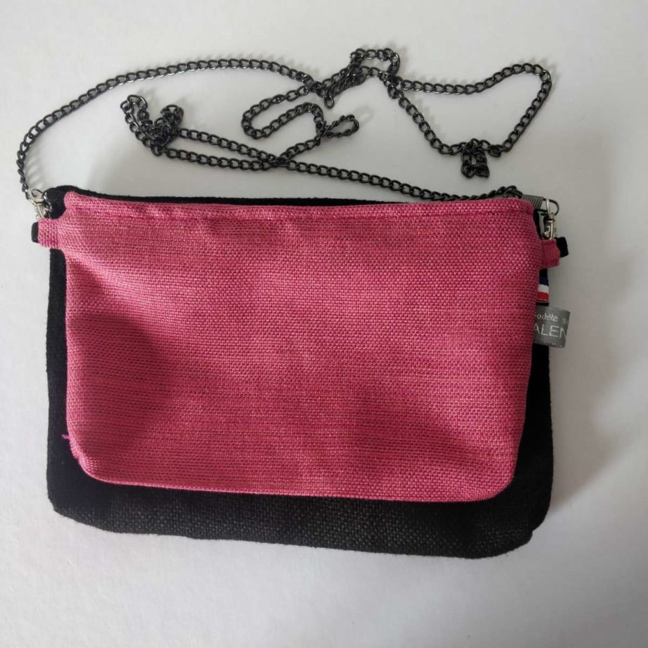 Pochette-sac bandoulière - Chanvre et lin