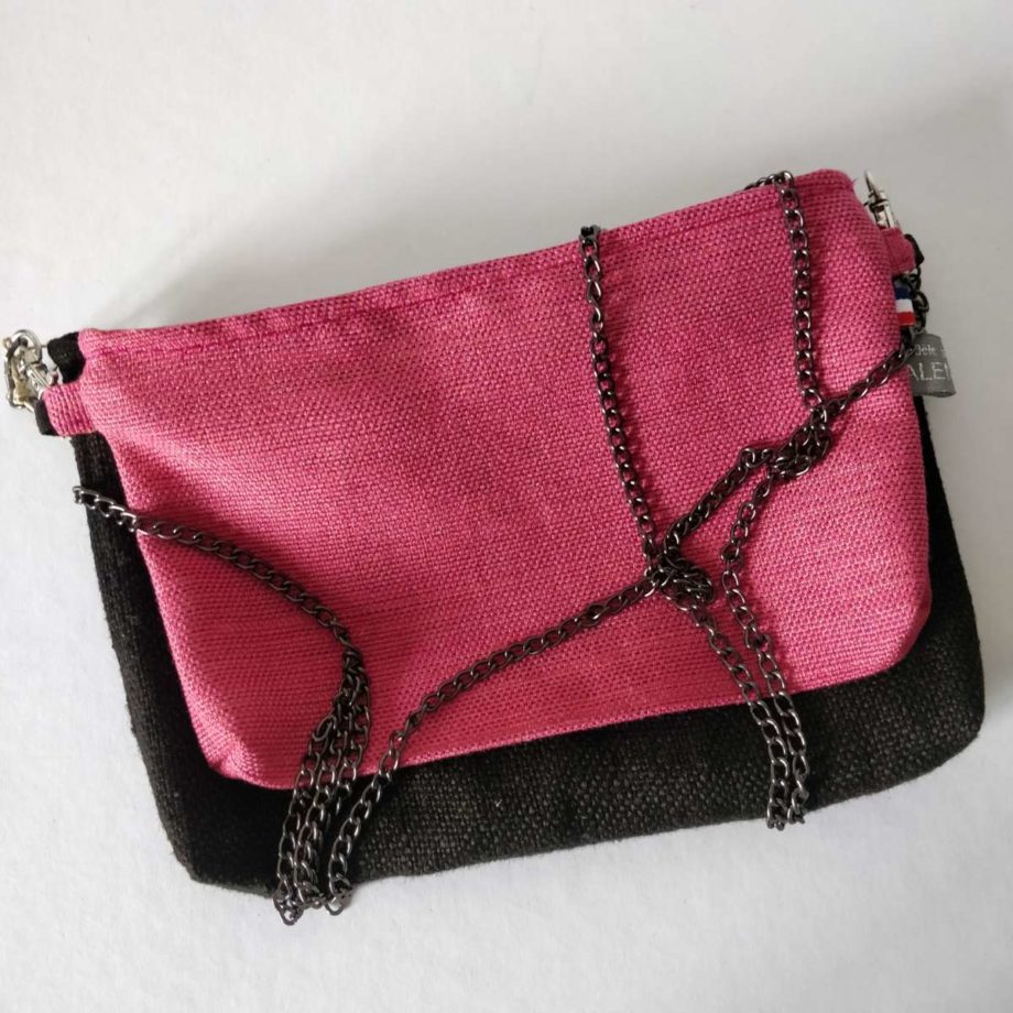 Pochette-sac bandoulière - Chanvre et lin