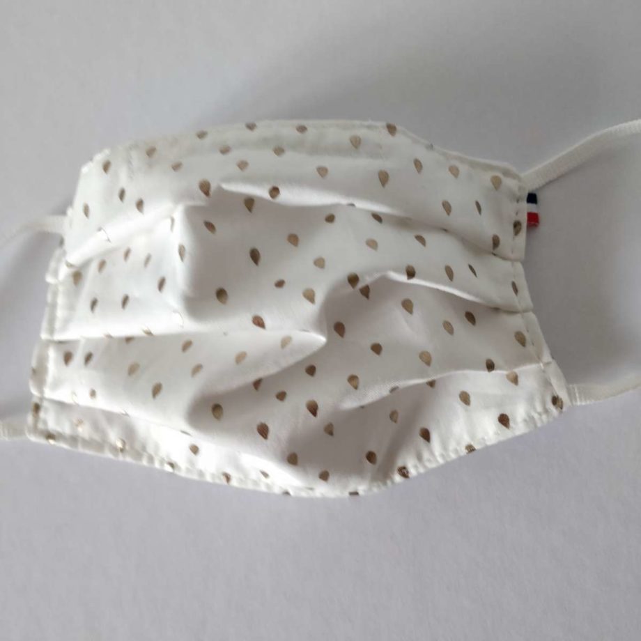 Masque barrière adulte FEMME ou ADO avec pince-nez