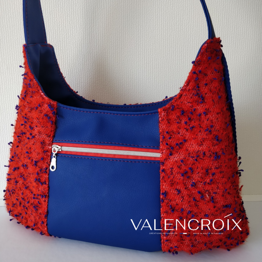Sac Filipa rouge et bleu - Valencroix