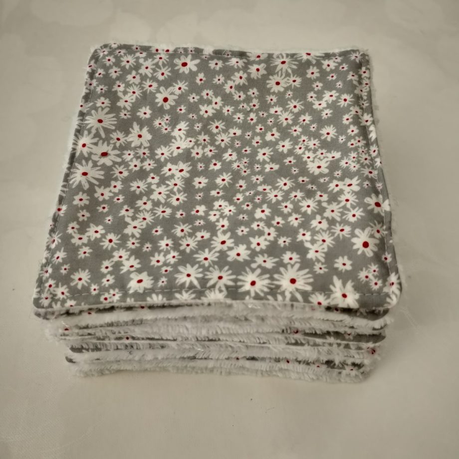 Lingettes lavables "flower"