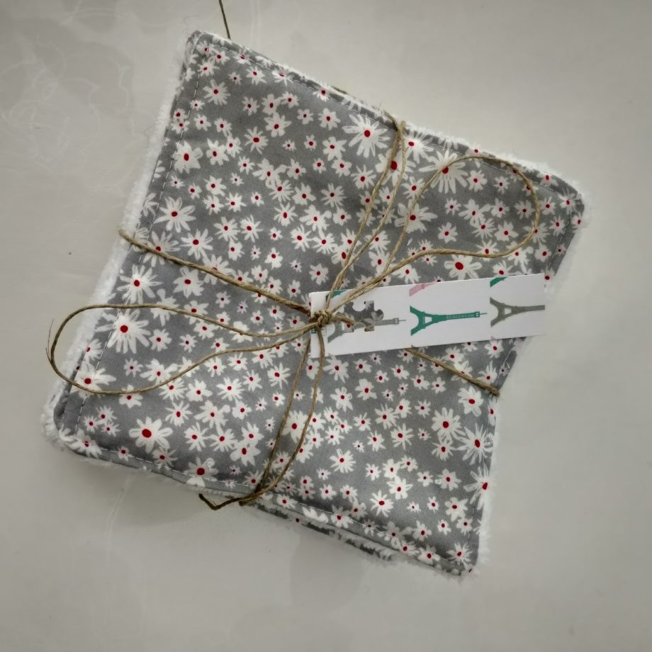 Lingettes lavables "flower"