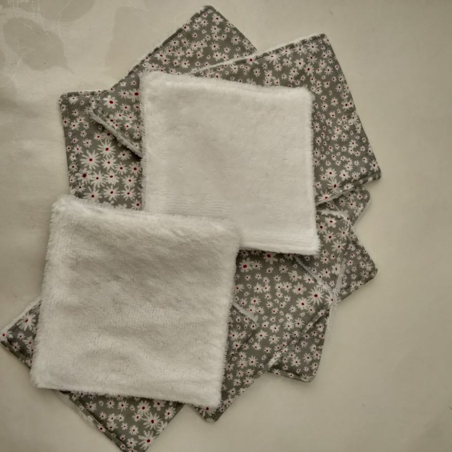 Lingettes lavables "flower"