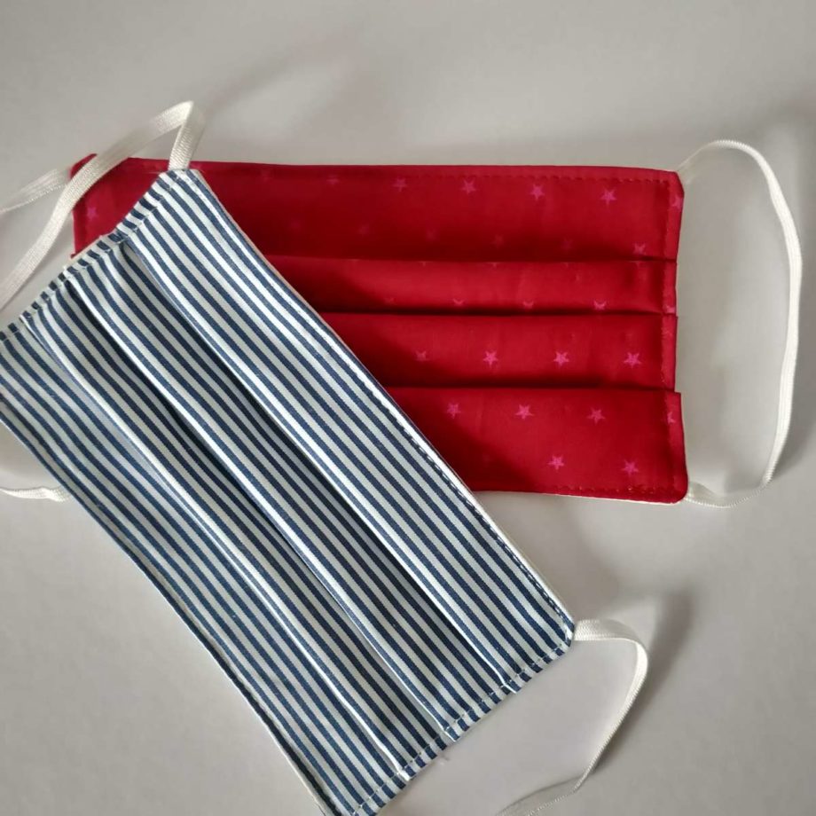 Masques barrières adulte en tissu lavable- lot n°23