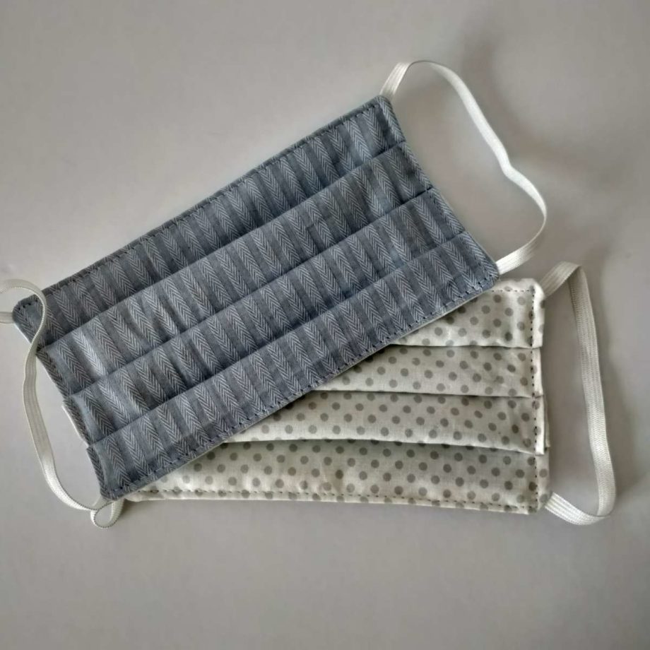 Masques barrières adulte en tissu lavable- lot n°3