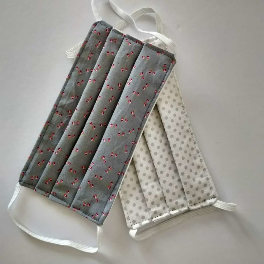 Masques barrières adulte en tissu lavable- lot n°5