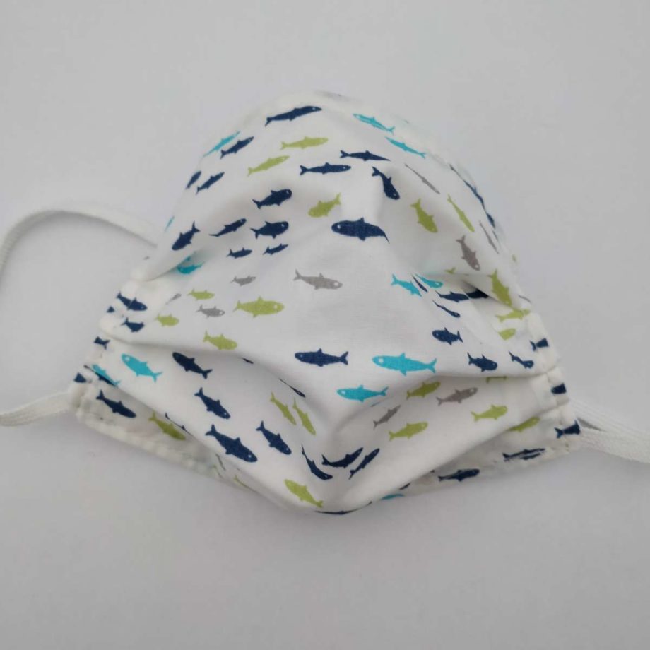 Masque barrière enfant en tissu lavable