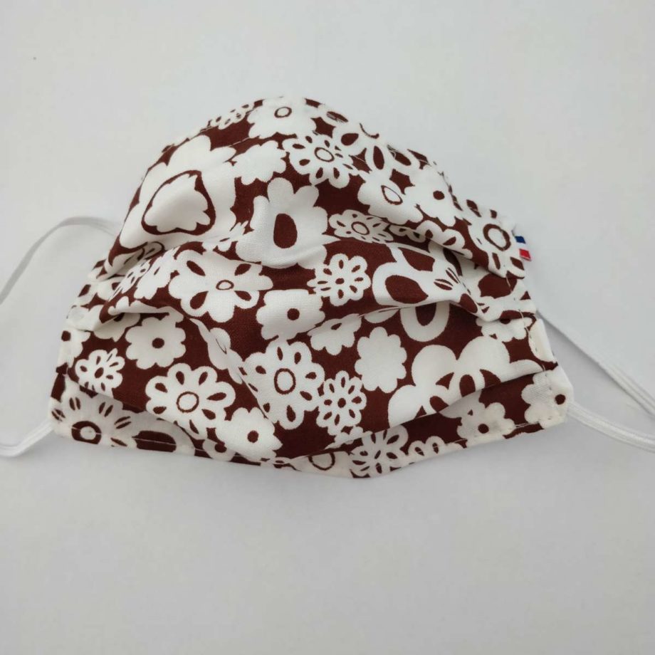Masque barrière adulte FEMME ou ADO avec pince-nez