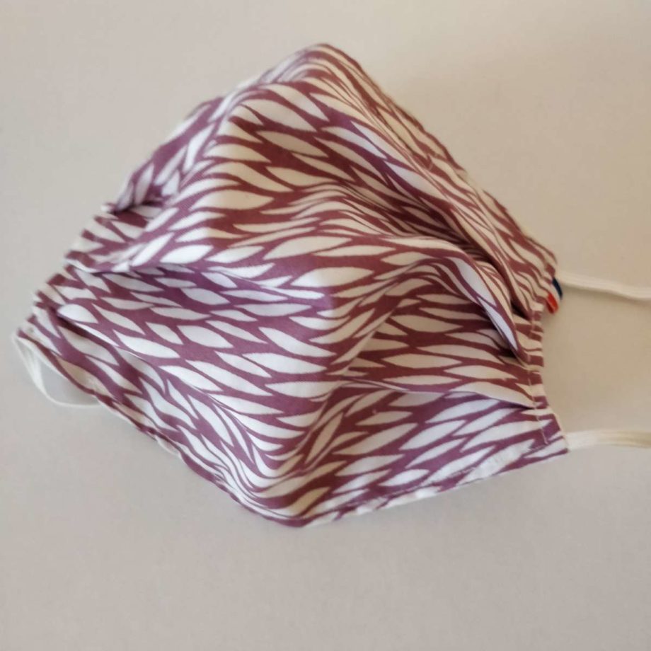 Masque barrière adulte FEMME ou ADO avec pince-nez