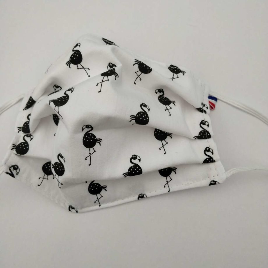 Masque barrière adulte FEMME ou ADO avec pince-nez